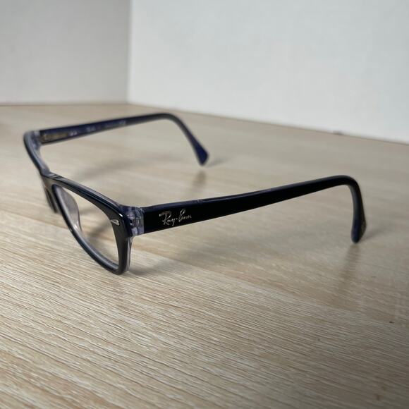 Ray-Ban RB5256 5190 Eyeglasses Translucent Blue Frames Only 52-16-135 - Picture 3 of 9